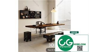 Tea Room 72 3D Model